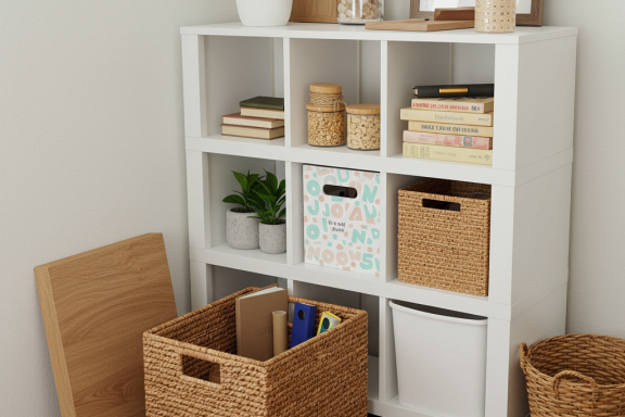 DIY storage solutions for small spaces. Creative nook & cranny organization ideas.