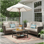 DIY patio upgrades for summer entertaining. Easy, budget-friendly outdoor living space refresh.