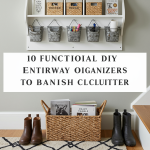 DIY entryway organizers, clutter solutions, storage hacks, functional hallway decor.
