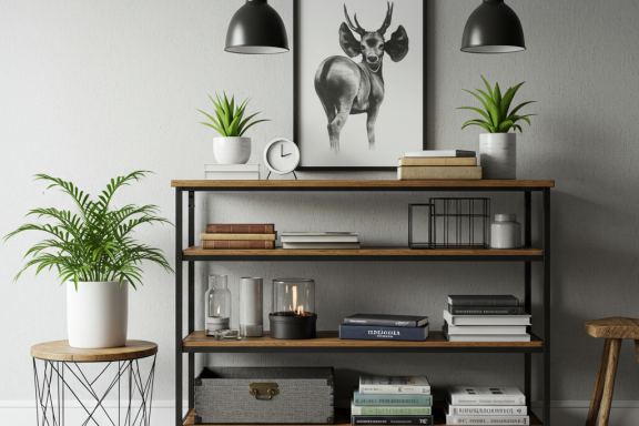 Industrial chic DIY projects: modernize your space with 10 stylish, metallic & wooden décor ideas.