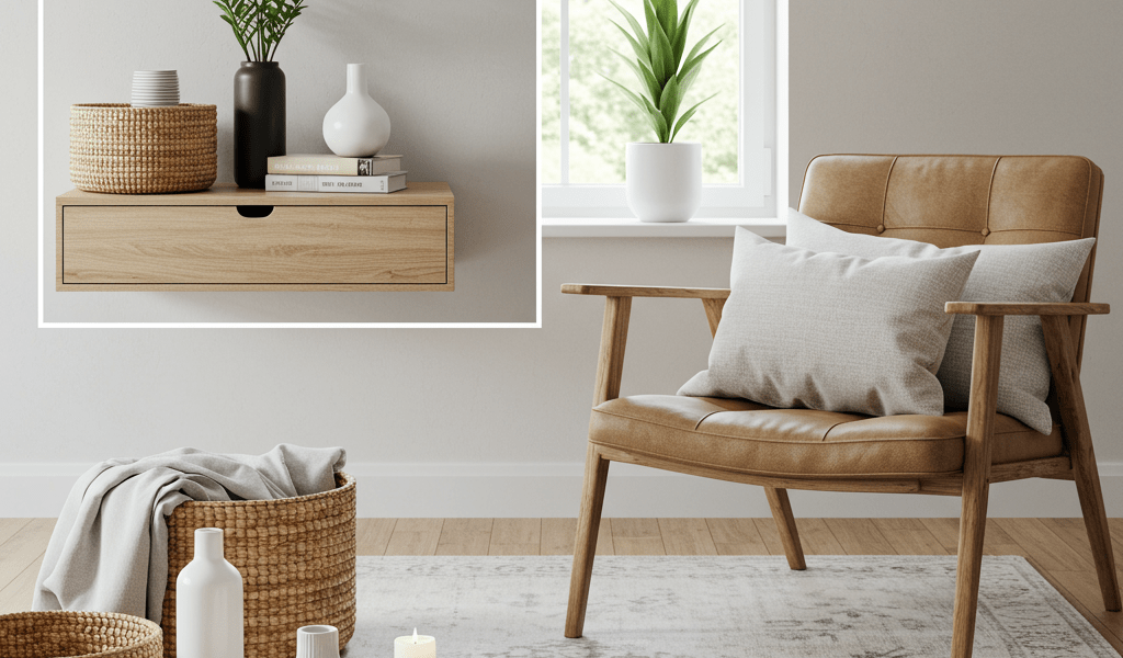 Minimalist DIY home decor: 10 calming, budget-friendly craft ideas for a serene space.