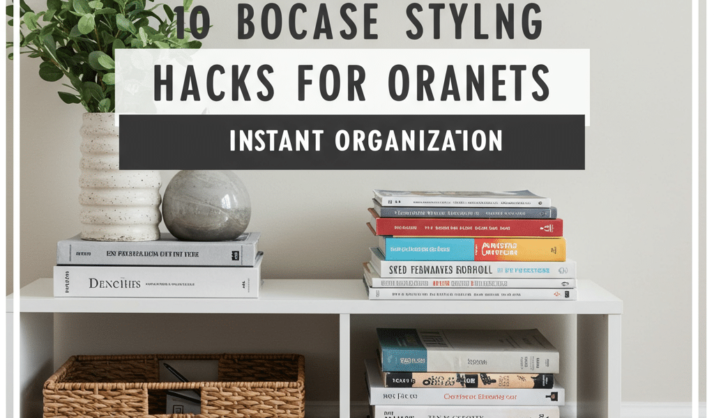 DIY bookcase styling hacks, organization tips, decorative storage, bookshelves decor, home library ideas