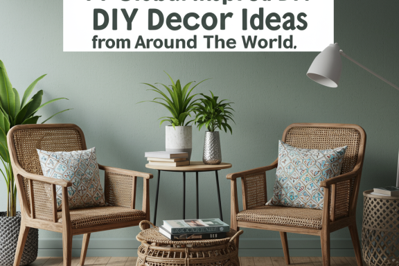 Global DIY decor ideas: 11 culturally inspired crafts & home decorations.