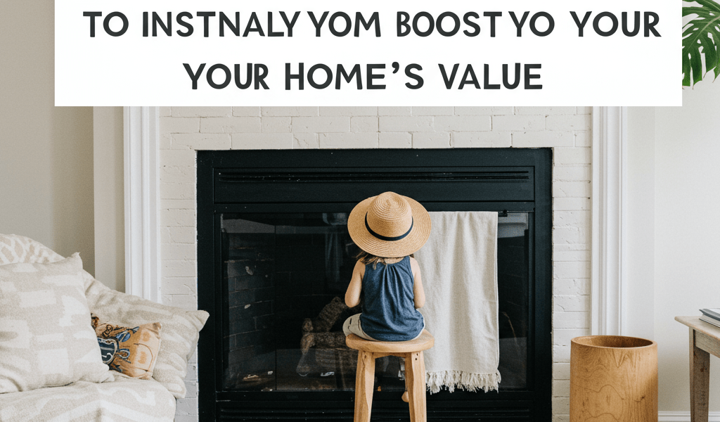 Weekend DIY projects boosting home value. Hammer, paintbrush, & refreshed interior.