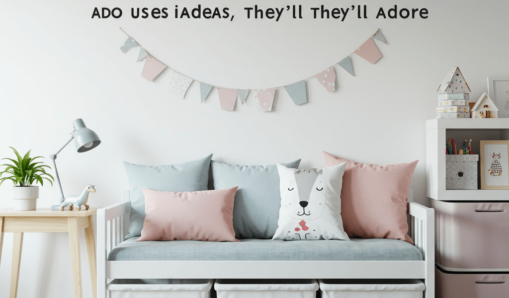 Fun, colorful DIY kids' room decor ideas. Creative, kid-friendly bedroom decorations.