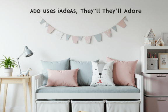 Fun, colorful DIY kids' room decor ideas. Creative, kid-friendly bedroom decorations.