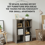 Space-saving DIY furniture ideas for small apartments. Compact, multifunctional, stylish apartment furnishings.
