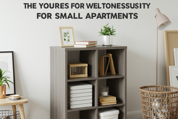 Space-saving DIY furniture ideas for small apartments. Compact, multifunctional, stylish apartment furnishings.