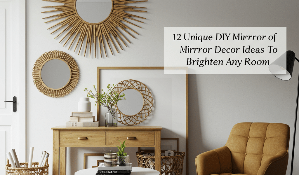 DIY Mirror Decor Ideas: 12 Unique, Bright Room Transformations