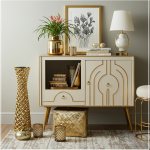 Art Deco DIY decor accents: 13 vintage glamour projects. Geometric patterns, metallic finishes, luxurious details.