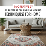 DIY rug making, 14 creative techniques, homemade rugs, craft ideas, home decor