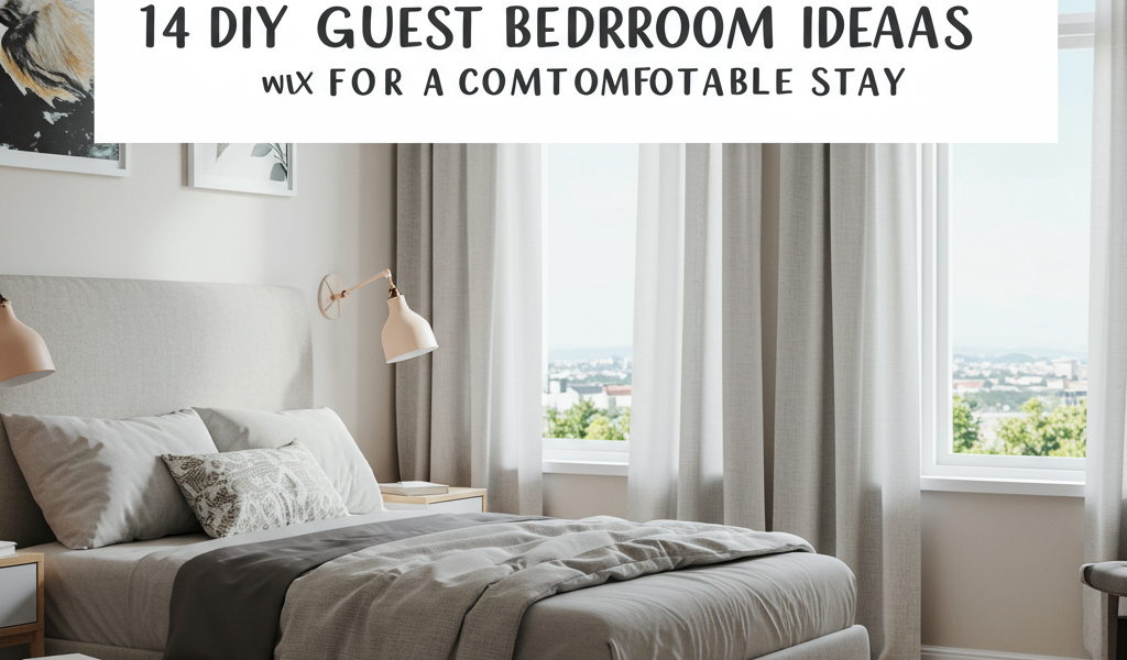 DIY Guest Bedroom Ideas: Cozy, inviting space with creative, budget-friendly decor.