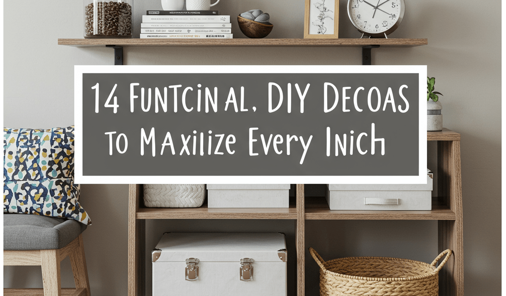 DIY Decor: 14 Functional Ideas to Maximize Small Space.