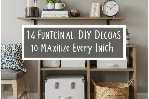 DIY Decor: 14 Functional Ideas to Maximize Small Space.