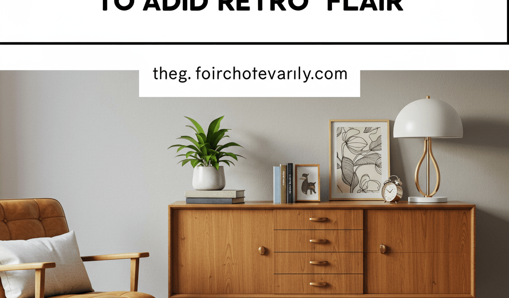 Mid-Century Modern DIY projects: Retro furniture, decor, & 1950s style home upgrades.