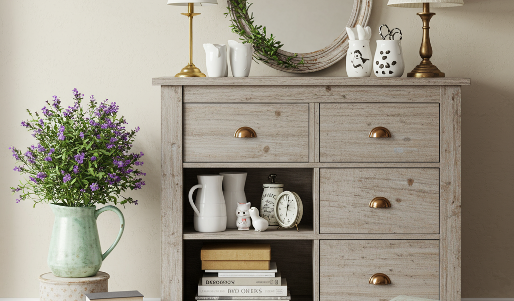 Whimsical cottagecore DIY decor: floral accents, rustic crafts, vintage finds for a charming home.