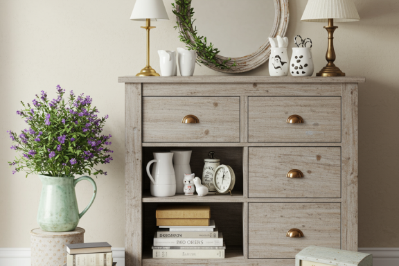 Whimsical cottagecore DIY decor: floral accents, rustic crafts, vintage finds for a charming home.