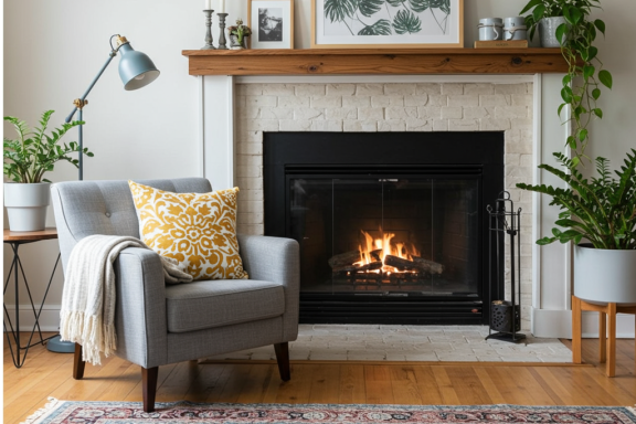 Cozy living room DIY ideas. Warm, inviting decor. Handmade accents. Welcoming vibe.