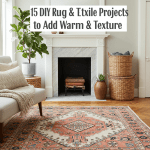 DIY rug & textile projects add warmth & texture. 15 handmade rug ideas for cozy home decor.