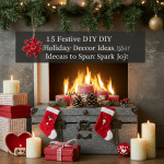 Festive DIY holiday decor: 15 joyful, handmade Christmas decorations & crafts.
