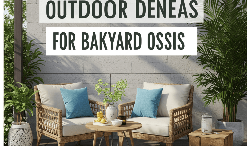 DIY backyard oasis decor ideas. Stunning outdoor furniture & garden crafts.