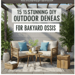 DIY backyard oasis decor ideas. Stunning outdoor furniture & garden crafts.