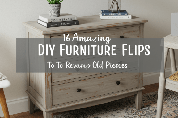 DIY furniture flips: 16 amazing before & after upcycled furniture transformations.