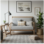 Grandmillennial DIY decor: Classic comfort & vintage charm. Handmade home accents, needlepoint pillows, floral wallpaper.