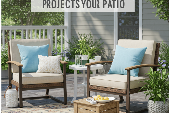 DIY patio seating ideas. 16 outdoor furniture projects. Build your own bench, chairs, & more.