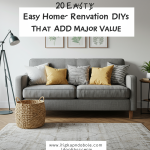 Easy home renovation DIY projects boosting home value.