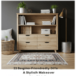 Stylish DIY home makeover ideas: 22 easy beginner projects for a chic interior refresh.