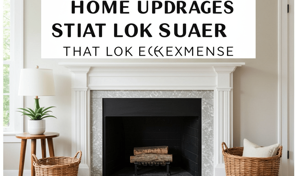 Budget-friendly DIY home upgrades: chic, expensive-looking décor, renovations, & furniture updates.