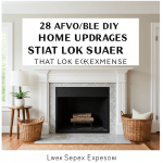 Budget-friendly DIY home upgrades: chic, expensive-looking décor, renovations, & furniture updates.