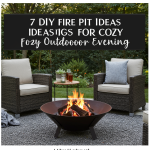 DIY fire pit ideas for cozy backyard evenings. Outdoor fire pit designs for warmth & ambiance.