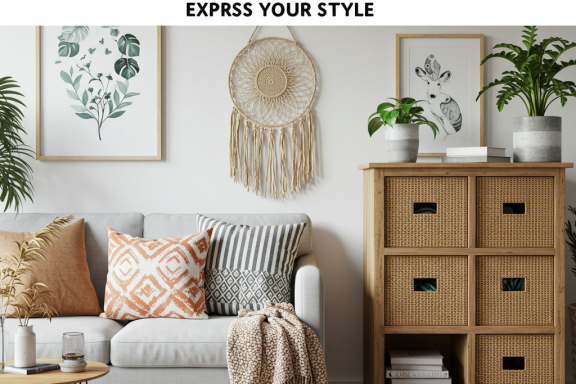 Boho DIY decor: 8 eclectic, vibrant, & personalized home styling ideas.