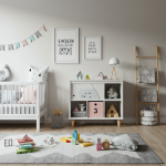 Modern kids room DIY decor: playful & practical study & play area ideas.