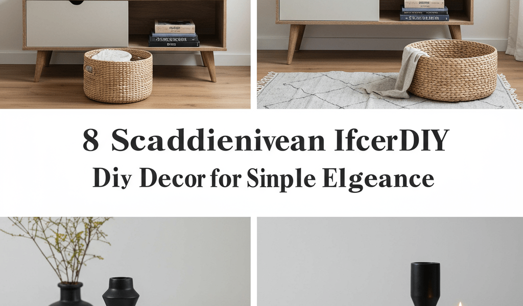 DIY Scandinavian Decor: 8 Simple & Elegant Crafts for Nordic-Inspired Homes