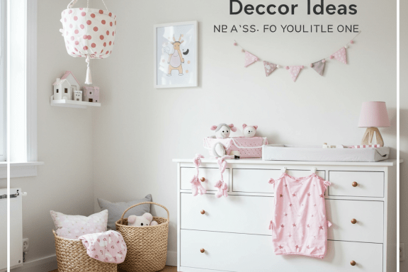 Chic DIY nursery decor ideas. Handmade baby room decorations. Cute, stylish, & affordable.