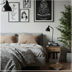 Dark Academia DIY decor: cozy, intellectual study space with vintage books & dark, moody lighting.