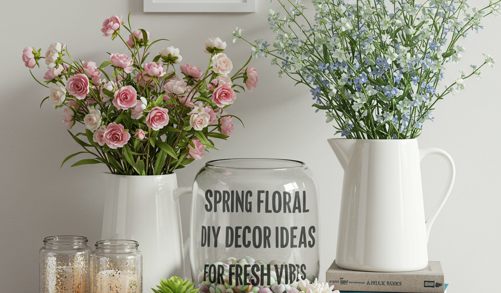Spring floral DIY decor: 9 fresh, vibrant ideas for wreaths, centerpieces, & more.