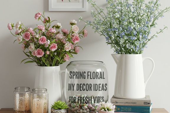 Spring floral DIY decor: 9 fresh, vibrant ideas for wreaths, centerpieces, & more.